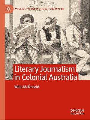 cover image of Literary Journalism in Colonial Australia